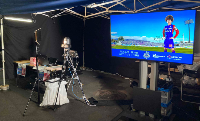 ヴァンフォーレ甲府ホームゲームブース出展